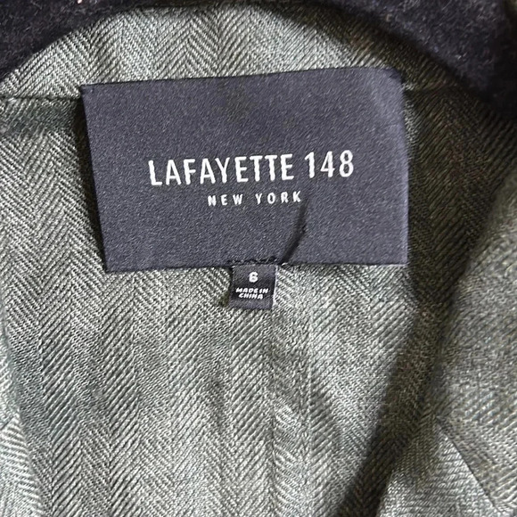 Lafayette 148 New York NWOT fitted linen blazer/jacket size 6 - Picture 4 of 5